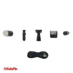 ماشین اصلاح موی صورت کیمی مدل KM-5017 به همراه موزن گوش و بینی جیمی مدل GM 3130