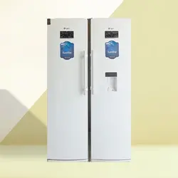 یخچال فریزر دوقلو 19 فوت اینورتر یورواستار برد افقی