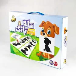 بازی فکری آموزشی سایه بازی مدل حیوانات(محصولات فکری آموزشی زاغک)