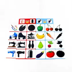 بازی فکری آموزشی سایه بازی مدل حیوانات(محصولات فکری آموزشی زاغک)