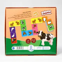 بازی دومینوی حیوانات مزرعه نشر نردبان(2 سال به بالا) 2 تا 4 نفره