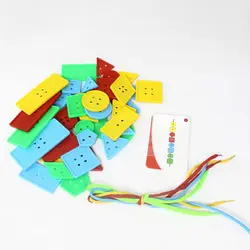 بازی فکری و دست ورزی نخ و دکمه(شرکت قلقلک)