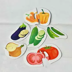 پازل دو تکه صیفی جات(نشر آوای بامداد)