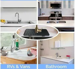 جا اسکاجی و پد آبگیر سینک سیلیکونی SinkDry کد SD720 - فروشگاه خلاق شاپ