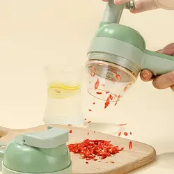 خردکن سبزیجات و غذاساز شارژی 4 در 1 Vegetable Choppers Food Chopper - فروشگاه خلاق شاپ