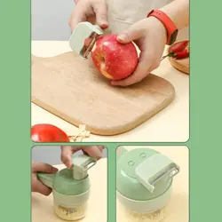خردکن سبزیجات و غذاساز شارژی 4 در 1 Vegetable Choppers Food Chopper - فروشگاه خلاق شاپ