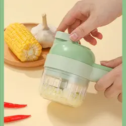 خردکن سبزیجات و غذاساز شارژی 4 در 1 Vegetable Choppers Food Chopper - فروشگاه خلاق شاپ