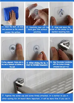 چسبک نگهدارنده تابلو قاب عکس 4 عددی - فروشگاه خلاق شاپ