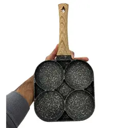 تابه چهارخانه چدنی دسته دار - فروشگاه خلاق شاپ