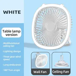 پنکه چراغ دار رومیزی و آویز Desktop Fan - فروشگاه خلاق شاپ