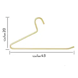 آویز شال و شلوار یکطرفه طلایی 3 عددی - فروشگاه خلاق شاپ