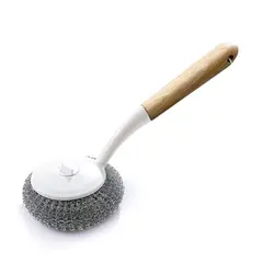 سیم ظرفشویی دسته دار چوبی مدل WS-kx299G - فروشگاه خلاق شاپ