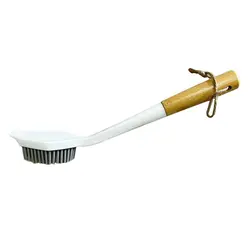 فرچه شستشو سیلیکونی دسته چوبی مدل WS-3542-K - فروشگاه خلاق شاپ