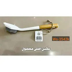 فرچه شستشو سیلیکونی دسته چوبی مدل WS-3542-K - فروشگاه خلاق شاپ