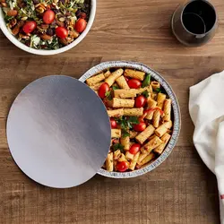 ظرف غذا آلومینیومی درب دار سایز 18 تعداد 20 عددی - فروشگاه خلاق شاپ