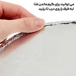 ظرف غذا آلومینیومی درب دار سایز 18 تعداد 20 عددی - فروشگاه خلاق شاپ