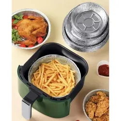 ظرف غذا آلومینیومی درب دار سایز 18 تعداد 20 عددی - فروشگاه خلاق شاپ