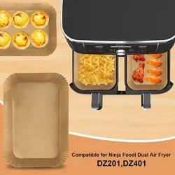 کاغذ سرخکن مستطیل سایز 22در14 برای هواپز دوقلو تعداد 50 عددی - فروشگاه خلاق شاپ