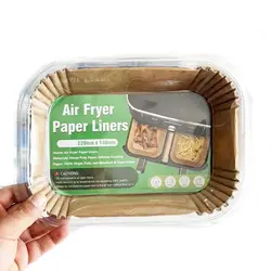 کاغذ سرخکن مستطیل سایز 22در14 برای هواپز دوقلو تعداد 50 عددی - فروشگاه خلاق شاپ