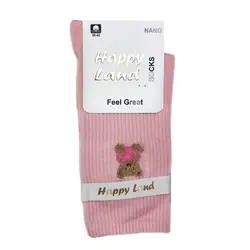 جوراب اسپرت ساقدار بوکله Happy Land کد 33231 - فروشگاه خلاق شاپ