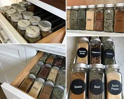 پک جا ادویه شیشه ای مکارتی 6 عددی + سری نمکپاش - فروشگاه خلاق شاپ