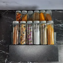 جاادویه شیشه ای استوانه ای مکارتی - فروشگاه خلاق شاپ