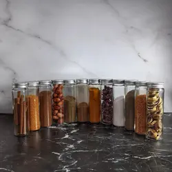 جاادویه شیشه ای استوانه ای مکارتی - فروشگاه خلاق شاپ