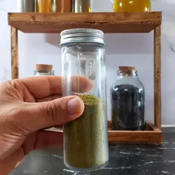 جاادویه شیشه ای استوانه ای مکارتی - فروشگاه خلاق شاپ