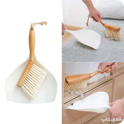 جارو خاک انداز دستی بامبو WS-017 - فروشگاه خلاق شاپ