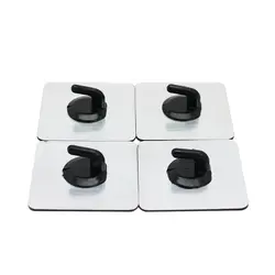 آویز دیواری و هوک چسب دار 4 عددی - فروشگاه خلاق شاپ