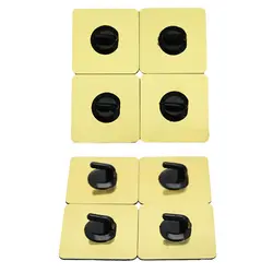 آویز دیواری و هوک چسب دار 4 عددی - فروشگاه خلاق شاپ