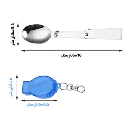 قاشق مسافرتي تاشو همراه - فروشگاه خلاق شاپ