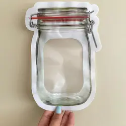 زیپ کیپ طرح شیشه حبوبات 3 عددی - فروشگاه خلاق شاپ