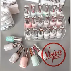 استند لاک ناخن کریستال ۳ ردیفه مدل PS3 - فروشگاه خلاق شاپ