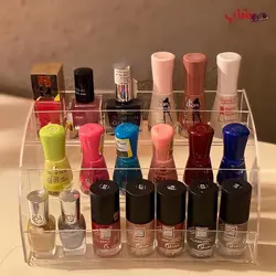 استند لاک ناخن کریستال ۳ ردیفه مدل PS3 - فروشگاه خلاق شاپ