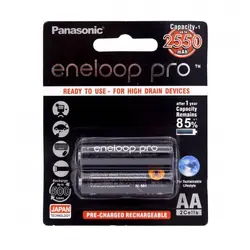 باتری قلمی شارژی پاناسونیک مدل eneloop pro 2550mAh - فروشگاه خلاق شاپ