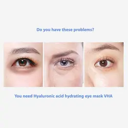 ماسک زیر چشم مرطوب کننده هیالورونیک اسید وی اچ ای ۶۰ عددی VHA Hyaluronic Acid Hydratesand Compacts The Eye Mask - فروشگاه خلاق شاپ