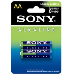 باتری قلمی آلکالاین سونی پک ۲ عددی SONY AM3 LR6 - فروشگاه خلاق شاپ