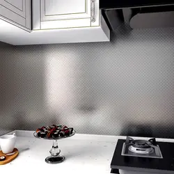 برچسب کابینت آشپزخانه نقره ای مدل GALAXY کد ZV384K - فروشگاه خلاق شاپ