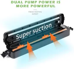 قیمت و خرید دستگاه پلمپ وکیوم کیسه فریزر vacuum sealer