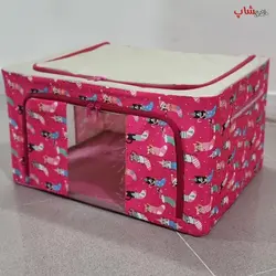 مشخصات قیمت وخرید باکس لباس پارچه ای اسکلت دار عروسکی F80