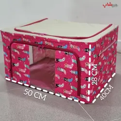مشخصات قیمت وخرید باکس لباس پارچه ای اسکلت دار عروسکی F80