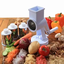 قیمت و خرید رنده و خردکن رومیزی 3 تیغه چرخشی - خلاق شاپ