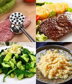 بیفتک کوب گوشت طرح گرد ویکتوریا کد 22 - فروشگاه خلاق شاپ