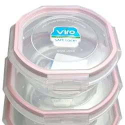 ظروف نگهداری غذا 3 عددی ویرو کد 306 - فروشگاه خلاق شاپ