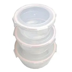 ظروف نگهدارنده غذا 3 عددی تاپلاک گرد کد 424 - فروشگاه خلاق شاپ