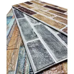 دیوارپوش فومی طرح آجری طوسی 68*70 - فروشگاه خلاق شاپ