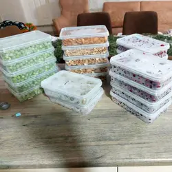 ظروف فریزری پک 5 عددی درب دار - فروشگاه خلاق شاپ