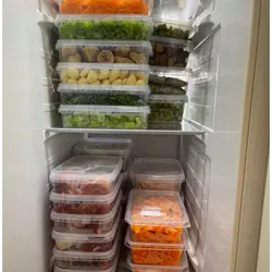 ظروف فریزری پک 5 عددی درب دار - فروشگاه خلاق شاپ