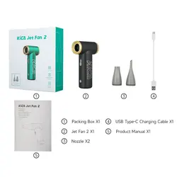 دمنده باد کیکا KiCA Fan 2 - گروه بازرگانی کی ام کالا